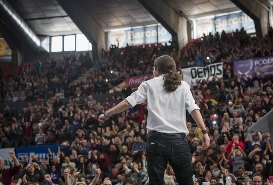 24-01-2015 PABLO IGLESIAS EN EL PRIMER MITIN DE 'PODEMOS' EN VALENCIA