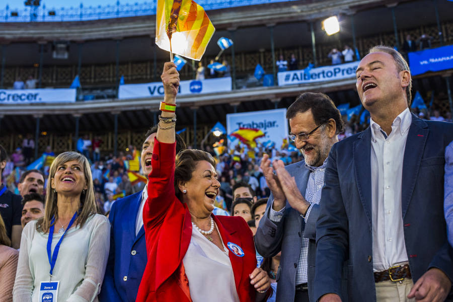 22-05-2015 MITIN CENTRAL DEL PARTIDO POPULAR EN LA PLAZA DE TOROS DE VALENCIA DURANTE LAS PASADAS ELECCIONES AUTONÓMICAS