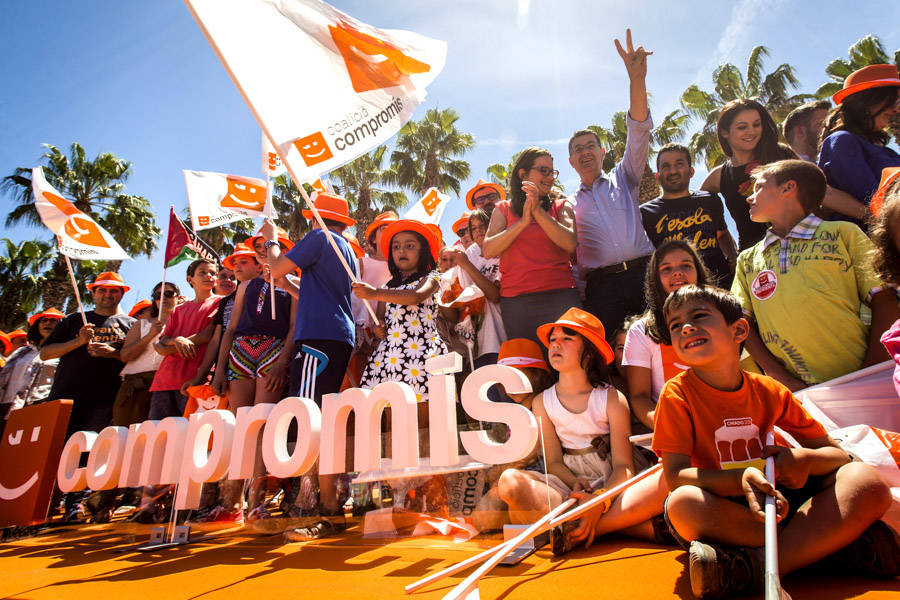 17-05-2015 COMPROMÍS CELEBRA SU MITIN CENTRAL EN EL PARQUE DEL OESTE DE VALENCIA