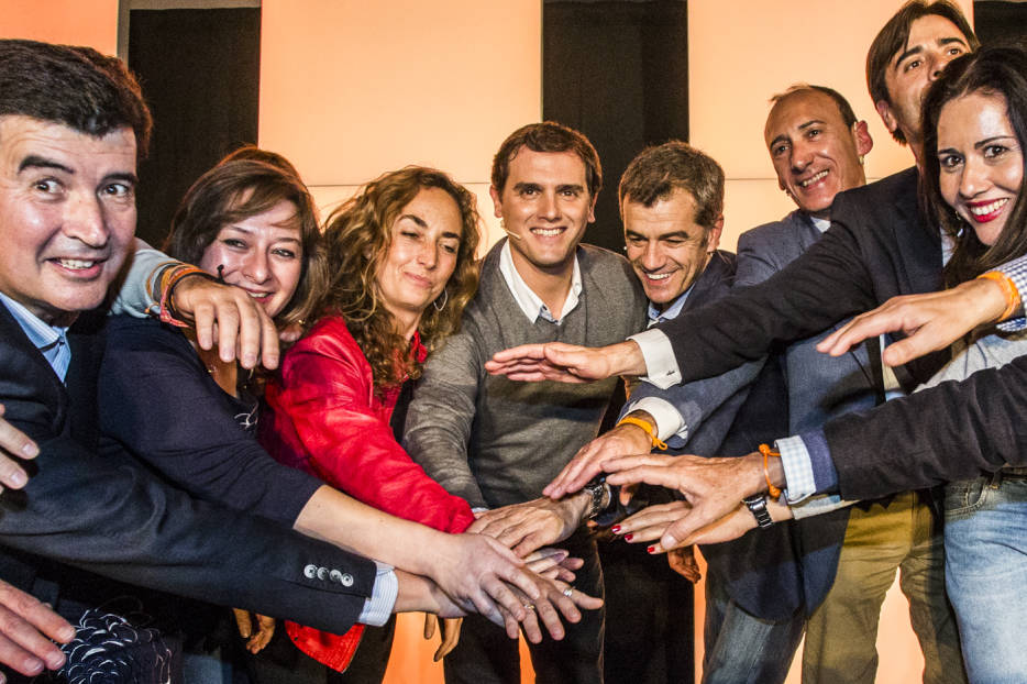 12-12-2015  Mitin  central de Ciudadanos  para las elecciones generales en Ciudad de las  Artes y las  Ciencias