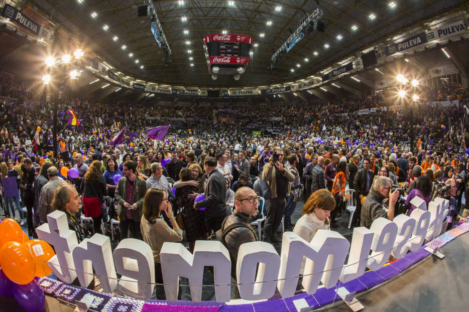 18-12-2015 Mítin de cierre de campaña de Compromís- Podemos en el Pabellón Fuente San Luis en las pasadas elecciones generales