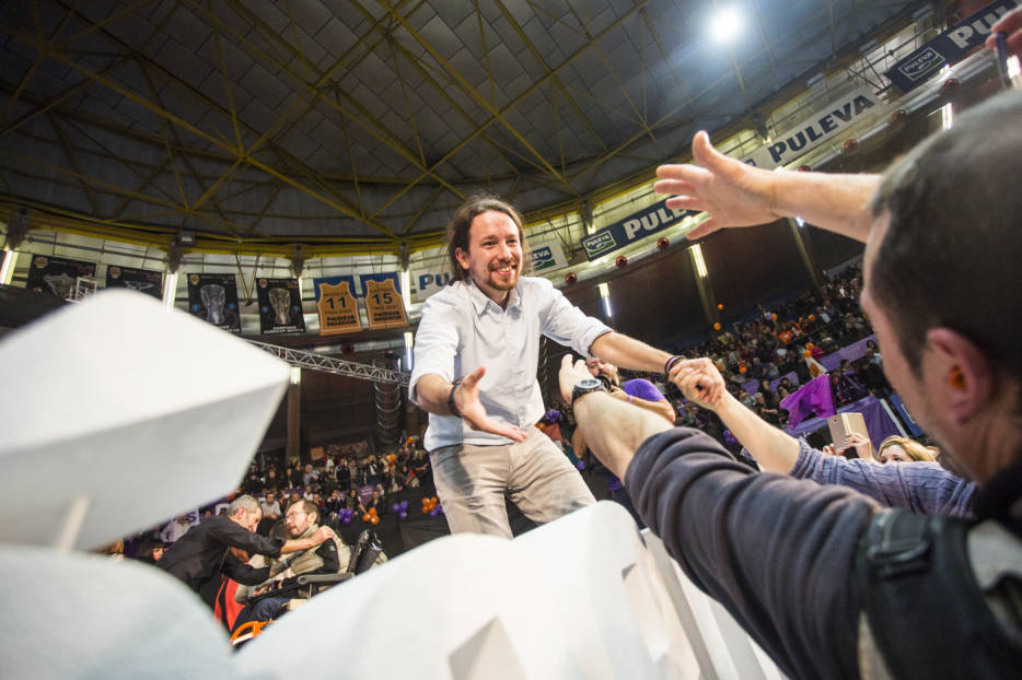 18-12-2015 Mitin de cierre de campaña de Compromís- Podemos en Valencia con Pablo Iglesias en las pasadas  elecciones generales