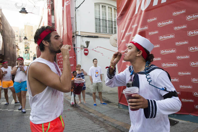 En la Tomatina se vieron imágenes metafóricas, parecen nuestros políticos  Foto: MARGA FERRER