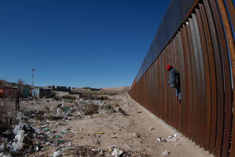 Afueras de Ciudad Juárez, en el límite con los estados de Texas y Nuevo México. Foto: EFE