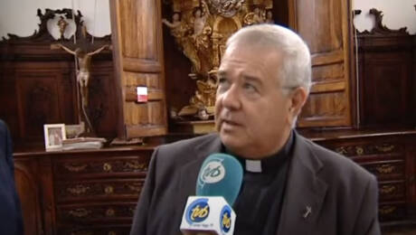 Francisco Martínez, ecónomo de la Diócesis de Orihuela-Alicante. Foto: CANAL VEGA TV