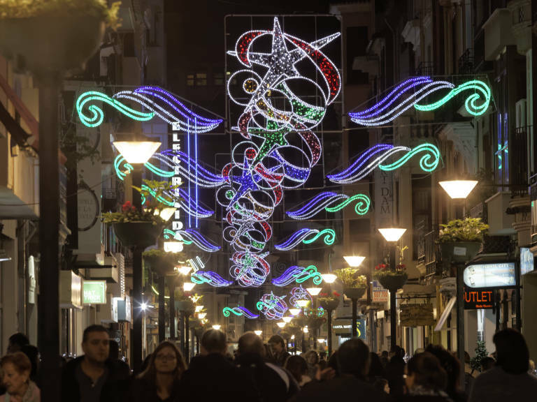 Luces de Navidad de Castelló.