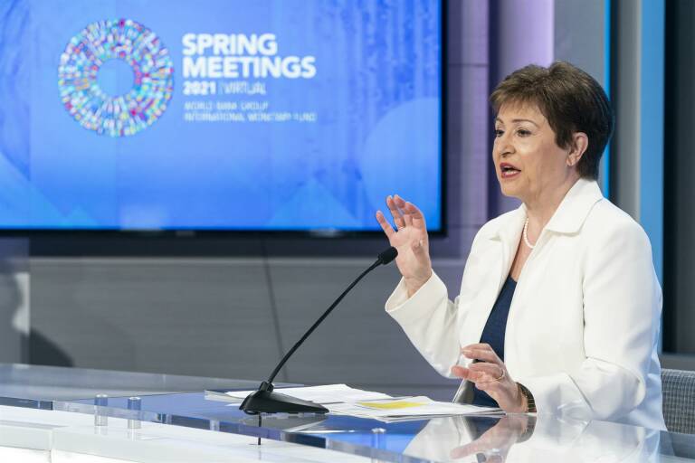 La directora gerente del FMI, Kristalina Georgieva.