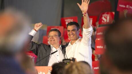 Puig y Pedro Sánchez pspv