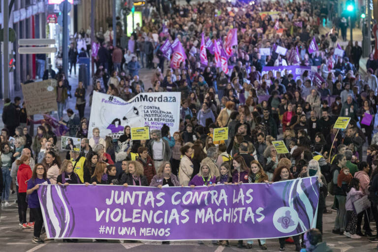 Manifestación en Murcia.