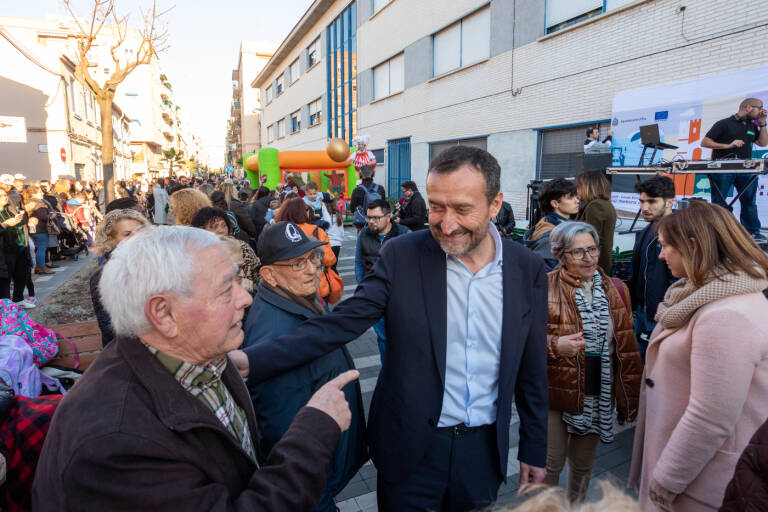 Inauguración de la calle Olegario Domarco Seller en elche.