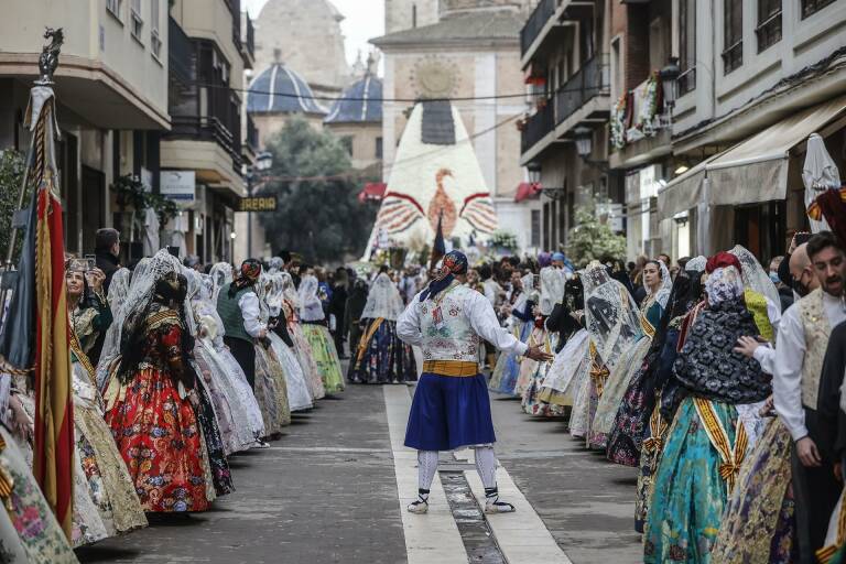 Fallas 2023, Ofrenda