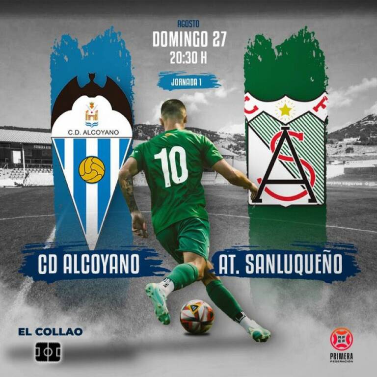 CD Alcoyano-Atlético Sanluqueño (Domingo, 1930 horas)