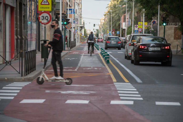 carril bici eliminacion juan carlos i