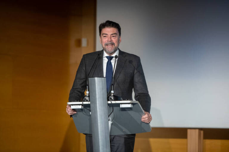 El alcalde de Alicante, Luis Barcala, en el evento.