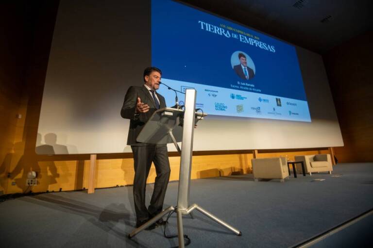 El alcalde de Alicante, Luis Barcala, en el evento.