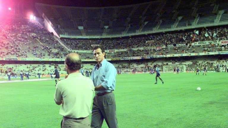 Valdano y Paco Roig