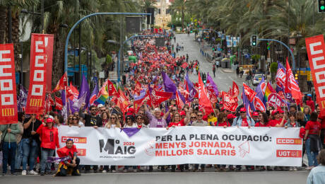 1 de Mayo en Alicante.