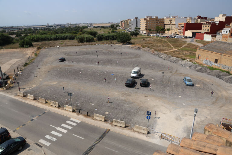 Catarroja, Horta Sud, aparcamiento, Les Barraques