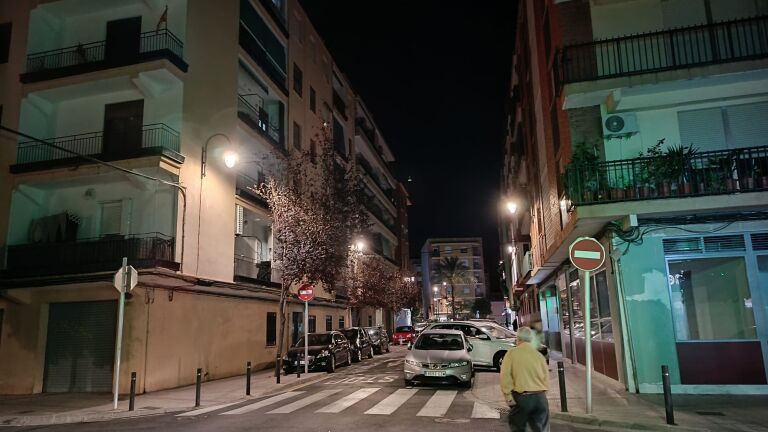 Quart de Poblet, Horta Sud, contaminación lumínica