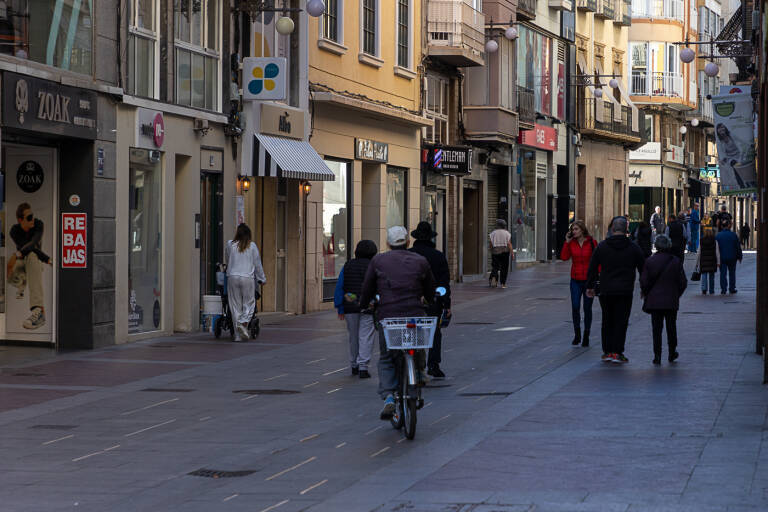 Calle Corredera en Elche.